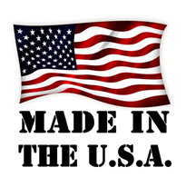 USA Flag with slogan, Made in America